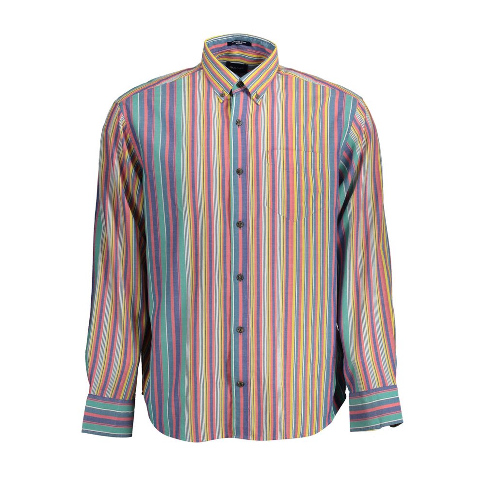 Gant light blue cotton shirt for men